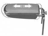  540 40 Apoyabrazos Milotec - Gamuza negra, Škoda Fabia II
