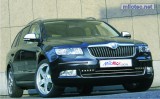 2 455 04 Faros Milotec - ABS / ASA negro, Škoda Superb II.