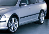 617 04 Guardabarros, ABS Negro con Raster, Škoda Octavia II
