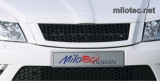 2 600 04 04 Sporty Mask RS, ABS Negro Metalizado, Škoda Octavia II. Facelift 