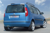 524 15 Panel de Aire del Techo Milotec, ABS-Plata Mate, Škoda Roomster
