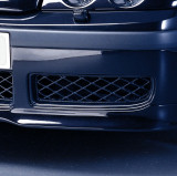 402 06 Parrilla parachoques Milotec de tres piezas, ABS-Carbono, Škoda Octavia Facelift