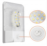 Luz de techo interior LED 12V para caravana 