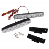 11070-TY Luces antiniebla delanteras - Luces de circulación diurna 6 DC 12V LED para Volkswagen 