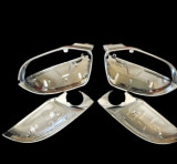 ABS Espejo Retrovisor ALU Cubiertas - No Asistente de Dirección Para Audi A7 S7 S Line RS7 Hatchback 4 Puertas 2011-2017