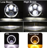 NN-J40A - H1, H2 7inch LED Faros 60w Para Jeep Wrangler