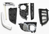 BMW Llave Shell / Caso BMW 3+1 Botón para BMW X5 X6 CON UNCUT INSERT KEY