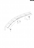 OEM 5G4880742E Airbag lateral de techo Golf 7 