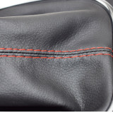 1KD711113A:AFT Pomo de la palanca de cambios manual de cuero de 5 velocidades para VW 