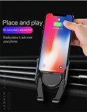  Holder:4 Soporte de teléfono de coche 360 Soporte de rotación para el teléfono en el coche de ventilación de aire de montaje para el iPhone 7 8 XS Max
