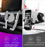  Holder:4 Soporte de teléfono de coche 360 Soporte de rotación para el teléfono en el coche de ventilación de aire de montaje para el iPhone 7 8 XS Max