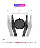  Holder:4 Soporte de teléfono de coche 360 Soporte de rotación para el teléfono en el coche de ventilación de aire de montaje para el iPhone 7 8 XS Max