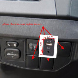 Conector de montaje empotrado AUX USB, cable de carga para Toyota Honda para iPhone Android Smartphone