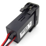 Dual USB Interface Connector For Toyota Hilux VIGO Charging for iPhone MP3 MP4 Smartphone PAD Tablet PC GPS 