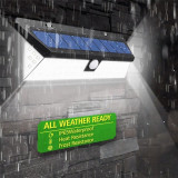 Lámpara solar de 118 LED 1000LM Luz de seguridad solar impermeable IP65 