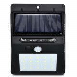 Lámpara de pared con sensor solar LED