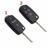V-KS39 Flip Car Key Shell Para Volkswagen Sharan / Multivan T5 