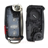 V-KS39 Flip Car Key Shell Para Volkswagen Sharan / Multivan T5 