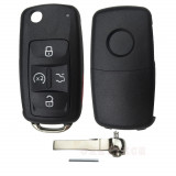V-KS39 Flip Car Key Shell Para Volkswagen Sharan / Multivan T5 