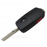 V-KS39 Flip Car Key Shell Para Volkswagen Sharan / Multivan T5 