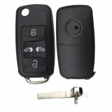 V-KS39 Flip Car Key Shell Para Volkswagen Sharan / Multivan T5 