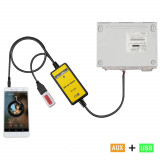 Adaptador AUX USB MP3, cambiador de CD de interfaz AUX de 3,5mm para Toyota Avensis RAV4 Auris Corolla Venza Yaris Lexus