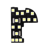 Blanco 62-SMD LED Paneles Interior para Honda CRV