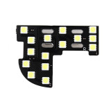 Blanco 62-SMD LED Paneles Interior para Honda CRV