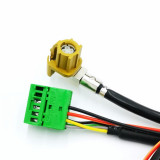 AUX & USB Switch Adaptador Enchufe Toma Arnés Para Golf 7 / Octavia 3 / Superb 3 