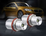 2Pcs 40W Luz del coche de plata Angel Eye para BMW E39 E60 E61 E87