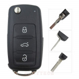Llave del coche Flip / Shell para Volkswagen / Seat / Škoda ( 2 o 3 Botones ) 
