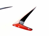 VW:11 2Pcs Spoiler Embellecedor de aleta para VW GOLF MK7 MK7.5 R GTE GTD