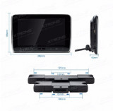 10.1 ' HD 1024 * 600 monitor, reproductor de DVD, puerto HDMI panel táctil + auriculares IR
