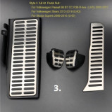 DZHBTB000 Pedales ALU para Škoda, Seat, Audi