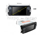 Reproductor de DVD con Navegación GPS, Radio Multimedia Para Wrangler / Cherokee 2008 - 2011 