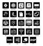 Reproductor de DVD con Navegación GPS, Radio Multimedia Para Wrangler / Cherokee 2008 - 2011 