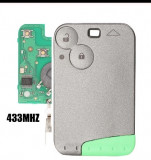 Tarjeta de arranque 2 botones 433 MHz PCF7947 con chip para Renault Laguna 