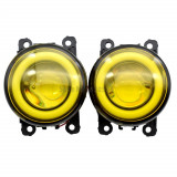 Lámpara LED antiniebla de 2 uds con ojo de Ángel para Ford Focus MK2/3 Fusion Fiesta Tourneo Transit 2006-2015