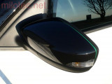  644 07 Diseño de la franja del espejo retrovisor - verde 