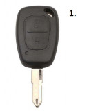 2 botones de control remoto del coche de la cubierta del llavero caso para Vauxhall / Opel / Renault 