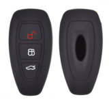Funda de silicona para el mando a distancia del coche (3 botones ) para Ford Focus RS Fiesta Mondeo Kuga B-Max Grand C-Max S-Max Galaxy