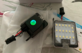 2 luces LED debajo del espejo lateral para Ford C-max Focus Kuga Escape Mondeo IV S-Max