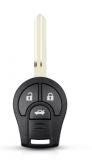 Mando a Distancia Llave Shell Fob Para Nissan March Qashqai Sunny Sylphy Tiida X-Trail 2010-2019 ( 3 Botones )