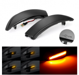 Luces LED de señal de giro dinámica 8A61-13B381-AF para Ford Fiesta Mk7 2008-2017/para Ford B-Max 2012-2017 