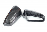 Cubiertas de espejo lateral para Audi A3 S3 8P A4 B7 B6 A6 S6 4F C6 (Carbon Look)