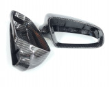 Cubiertas de espejo lateral para Audi A3 S3 8P A4 B7 B6 A6 S6 4F C6 (Carbon Look)