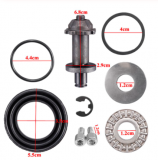 1K1907511C AC Válvula de Ajuste de Temperatura Servo Motor LHD Para Volkswagen / Audi / Škoda / Seat