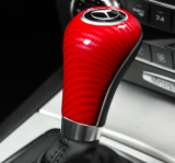 Adhesivo de carbono para palanca de cambios ( negro, rojo ) para Mercedes Benz