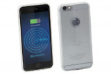 8 70 002 S Funda de carga plateada Inbay® para iPhone 6 / 6S
