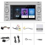 LeeKooLuu Android Car Radio GPS Navigation 2din Autoradio WIFI Bluetooth Car Multimedia Player para Ford Focus 2 Mondeo S C Max